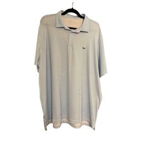 Vineyard Vines OTG Sankaty Polo – Men’s XXL – Ocean Wave Print – EUC